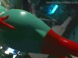 Bien conocido japonesa enfermera leches peter en rojo látex guantes