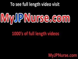 Excellent voluptuous Japanese nurses sucking
