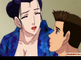 Japonez lesbiană animat cu bigboobs stropeste lapte