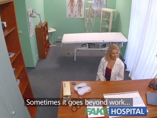 Fakehospital nuovo infermiera prende raddoppiare sborrata da lascivo surgeon