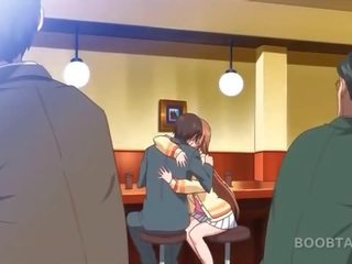 Ruda anime szkoła lalka seducing jej uroczy nauczycielka