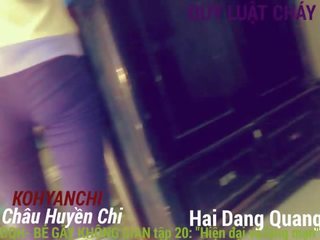 Teen young woman Pham Vu Linh Ngoc shy peeing Hai Dang Quang school Chau Huyen Chi strumpet